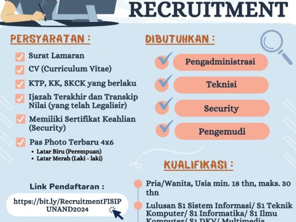 Open Recruitment FISIP Universitas Andalas