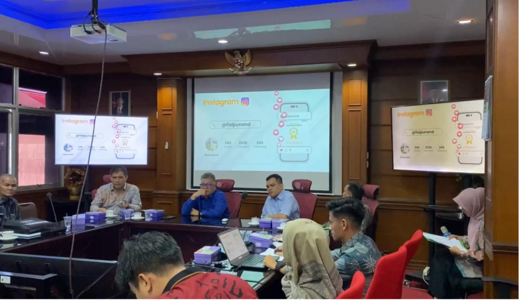 Launching Media Sosial (Tiktok, Youtube, Twitter/X, Facebook) Fakultas Ilmu Sosial dan Ilmu Politik Universitas Andalas