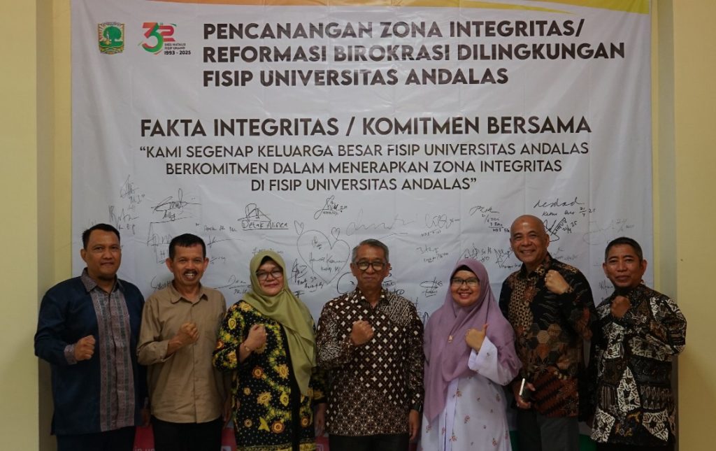 Pencanangan Zona Integritas dan Reformasi Birokrasi di Lingkungan FISIP UNAND