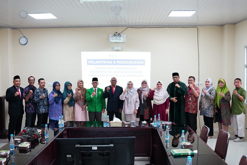 Pelantikan, Pengambilan Sumpah Jabatan, dan Pengukuhan Sekretaris Departemen Antropologi serta Sekretaris Program Studi S2 dan S3 Sosiologi FISIP Universitas Andalas