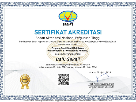 Program Magister Ilmu Komunikasi FISIP Universitas Andalas Raih Akreditasi Unggul