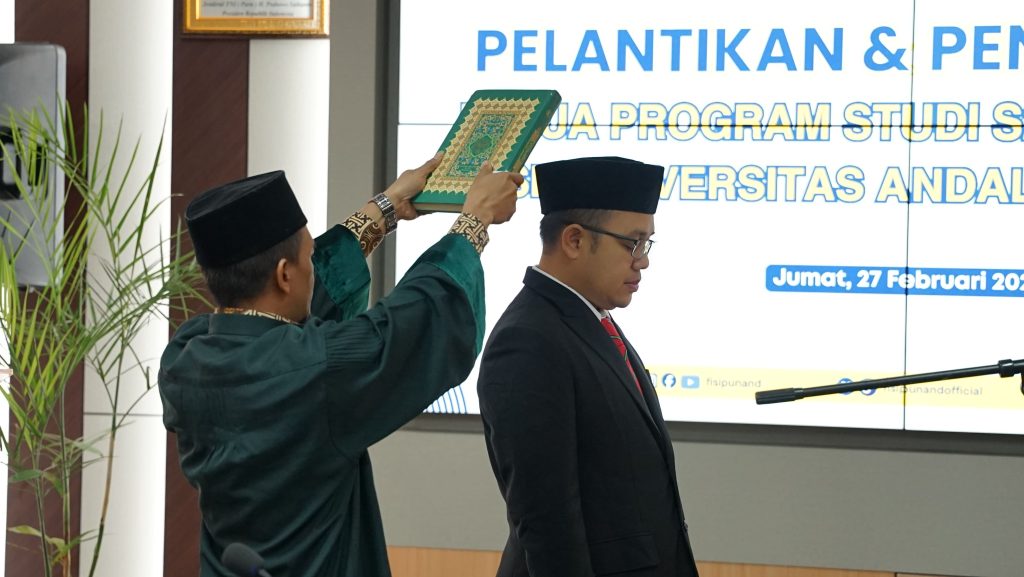 FISIP Universitas Andalas Lantik Ketua Program Studi S2 Antropologi