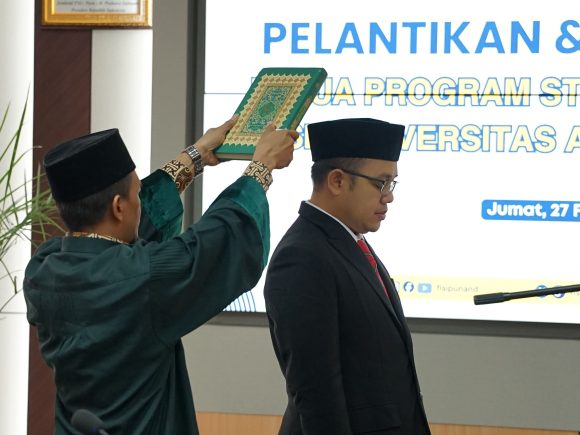 FISIP Universitas Andalas Lantik Ketua Program Studi S2 Antropologi