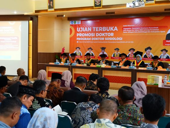 Ujian Terbuka Promosi Doktor Sosiologi FISIP Universitas Andalas