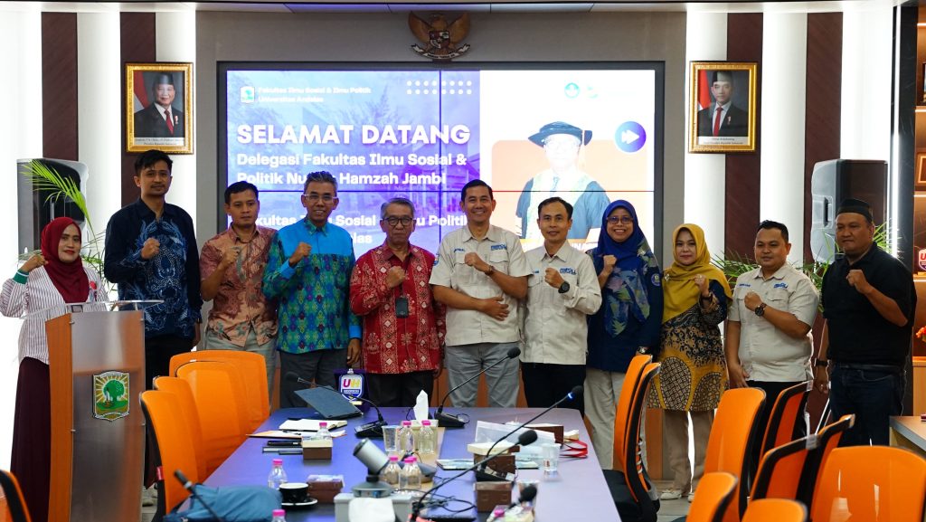 Delegasi FISIP Universitas Nurdin Hamzah Jambi Kunjungi FISIP Universitas Andalas, Perkuat Jejaring dan Berbagi Praktik Baik Tata Kelola Akademik