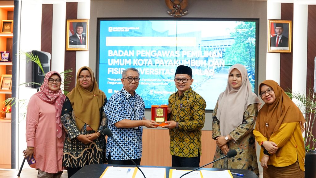 FISIP Universitas Andalas dan Bawaslu Kota Payakumbuh Jalin Kerja Sama Penguatan Pendidikan Kepemiluan