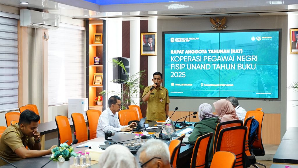 KPN FISIP Unand Gelar Rapat Anggota Tahunan Tahun Buku 2025, Wujudkan Tata Kelola Koperasi yang Transparan dan Akuntabel
